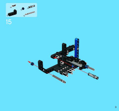 LEGO 8415 instructions page 9 – build guide