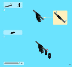 LEGO 8415 instructions page 21 – build guide