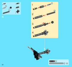LEGO 8415 instructions page 22 – build guide