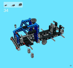 LEGO 8415 instructions page 33 – build guide