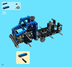LEGO 8415 instructions page 34 – build guide