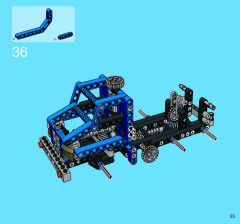 LEGO 8415 instructions page 35 – build guide