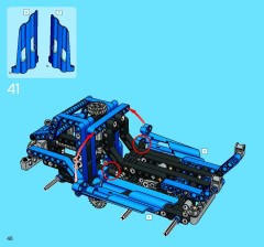 LEGO 8415 instructions page 46 – build guide
