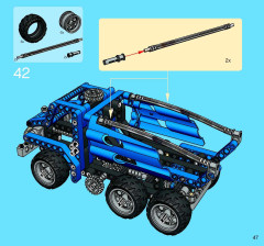 LEGO 8415 instructions page 47 – build guide