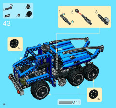 LEGO 8415 instructions page 48 – build guide
