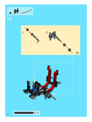 LEGO 8416 instructions page 10 – build guide