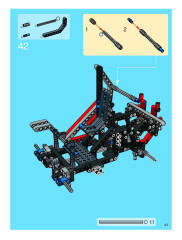 LEGO 8416 instructions page 43 – build guide