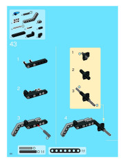LEGO 8416 instructions page 44 – build guide