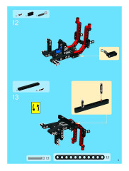 LEGO 8416 instructions page 9 – build guide