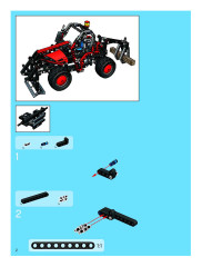 LEGO 8416 instructions page 2 – build guide