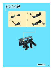 LEGO 8416 instructions page 65 – build guide