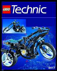 LEGO 8417 instructions page 1 – build guide