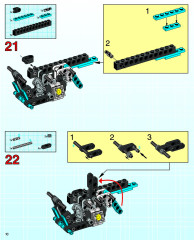 LEGO 8417 instructions page 10 – build guide