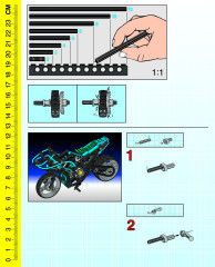 LEGO 8417 instructions page 2 – build guide