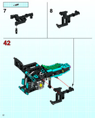 LEGO 8417 instructions page 22 – build guide