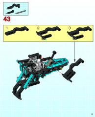 LEGO 8417 instructions page 23 – build guide