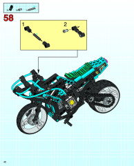 LEGO 8417 instructions page 40 – build guide