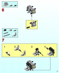 LEGO 8417 instructions page 43 – build guide