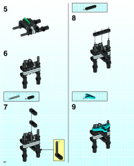 LEGO 8417 instructions page 64 – build guide