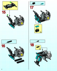 LEGO 8417 instructions page 8 – build guide