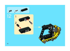 LEGO 8418 instructions page 14 – build guide