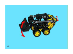 LEGO 8418 instructions page 22 – build guide