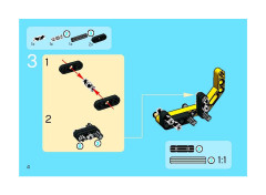 LEGO 8418 instructions page 4 – build guide