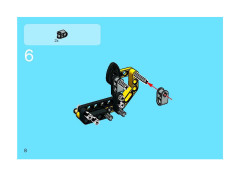 LEGO 8418 instructions page 8 – build guide