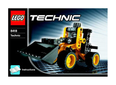 LEGO 8418 instructions page 1 – build guide