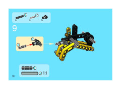 LEGO 8418 instructions page 10 – build guide