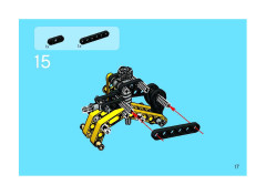 LEGO 8418 instructions page 17 – build guide
