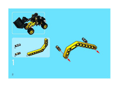 LEGO 8418 instructions page 2 – build guide