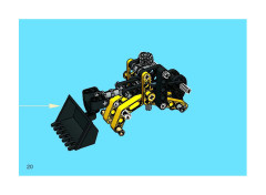 LEGO 8418 instructions page 20 – build guide