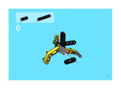 LEGO 8418 instructions page 7 – build guide