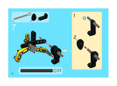 LEGO 8418 instructions page 8 – build guide