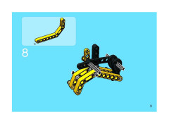 LEGO 8418 instructions page 9 – build guide