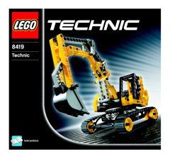 LEGO 8419 instructions page 1 – build guide