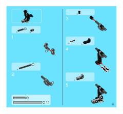 LEGO 8419 instructions page 11 – build guide