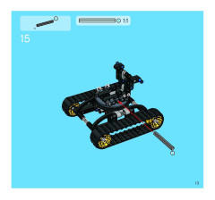 LEGO 8419 instructions page 13 – build guide