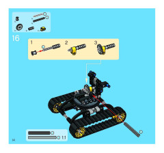 LEGO 8419 instructions page 14 – build guide