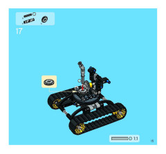LEGO 8419 instructions page 15 – build guide