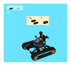 LEGO 8419 instructions page 17 – build guide