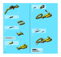 LEGO 8419 instructions page 18 – build guide