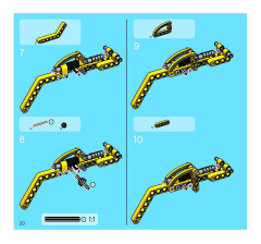 LEGO 8419 instructions page 20 – build guide