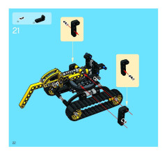 LEGO 8419 instructions page 22 – build guide