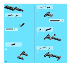 LEGO 8419 instructions page 24 – build guide