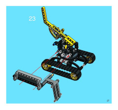 LEGO 8419 instructions page 27 – build guide