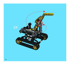 LEGO 8419 instructions page 28 – build guide
