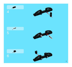 LEGO 8419 instructions page 3 – build guide