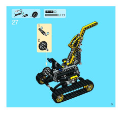 LEGO 8419 instructions page 31 – build guide